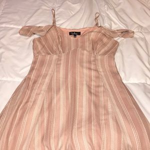 Off the Shoulder Midi Dress